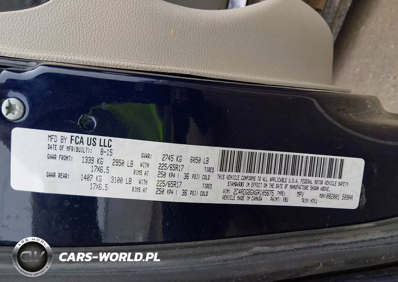2016 Dodge Grand Caravan Se VIN:2C4RDGBGXGR105675 - 9