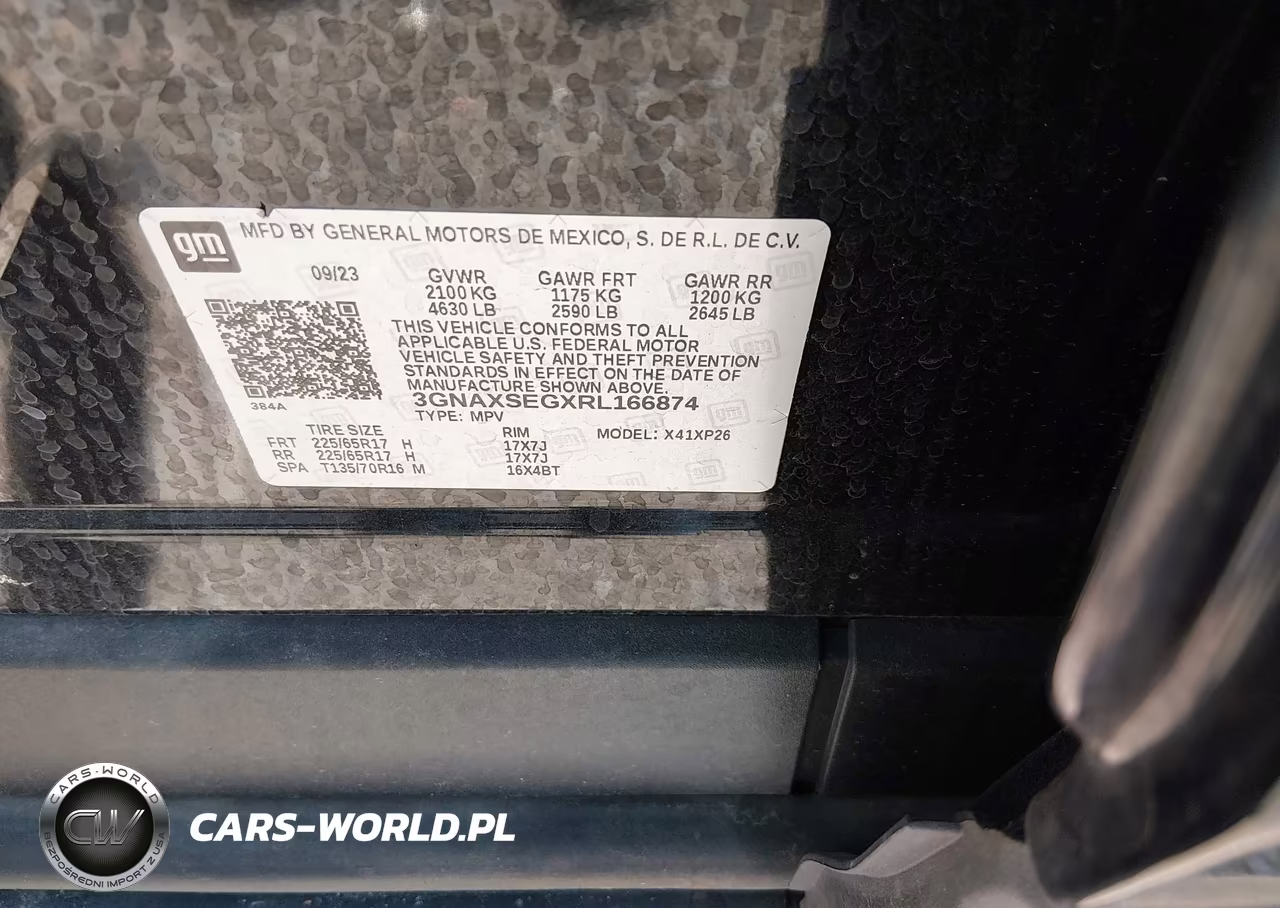 2024 Chevrolet Equinox Awd Ls VIN:3GNAXSEGXRL166874 - 9