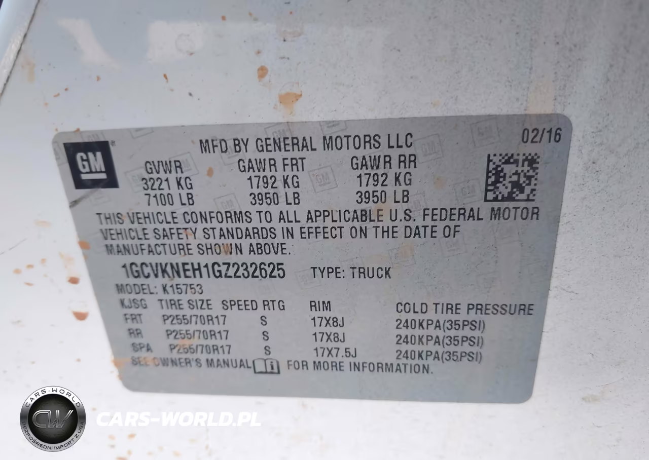 2016 Chevrolet Silverado 1500 Wt VIN:1GCVKNEH1GZ232625 - 9
