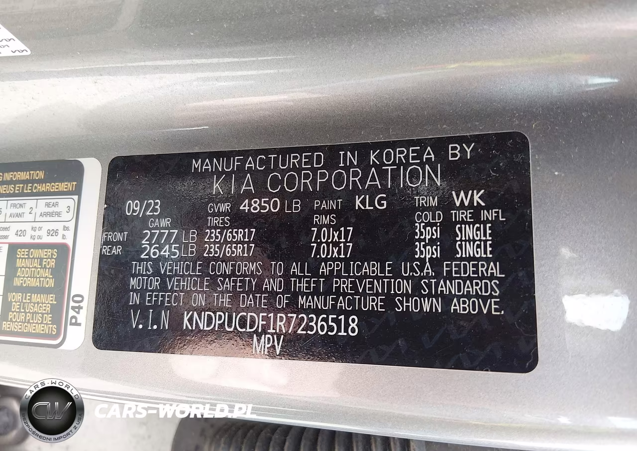 2024 Kia Sportage Lx VIN:KNDPUCDF1R7236518 - 9