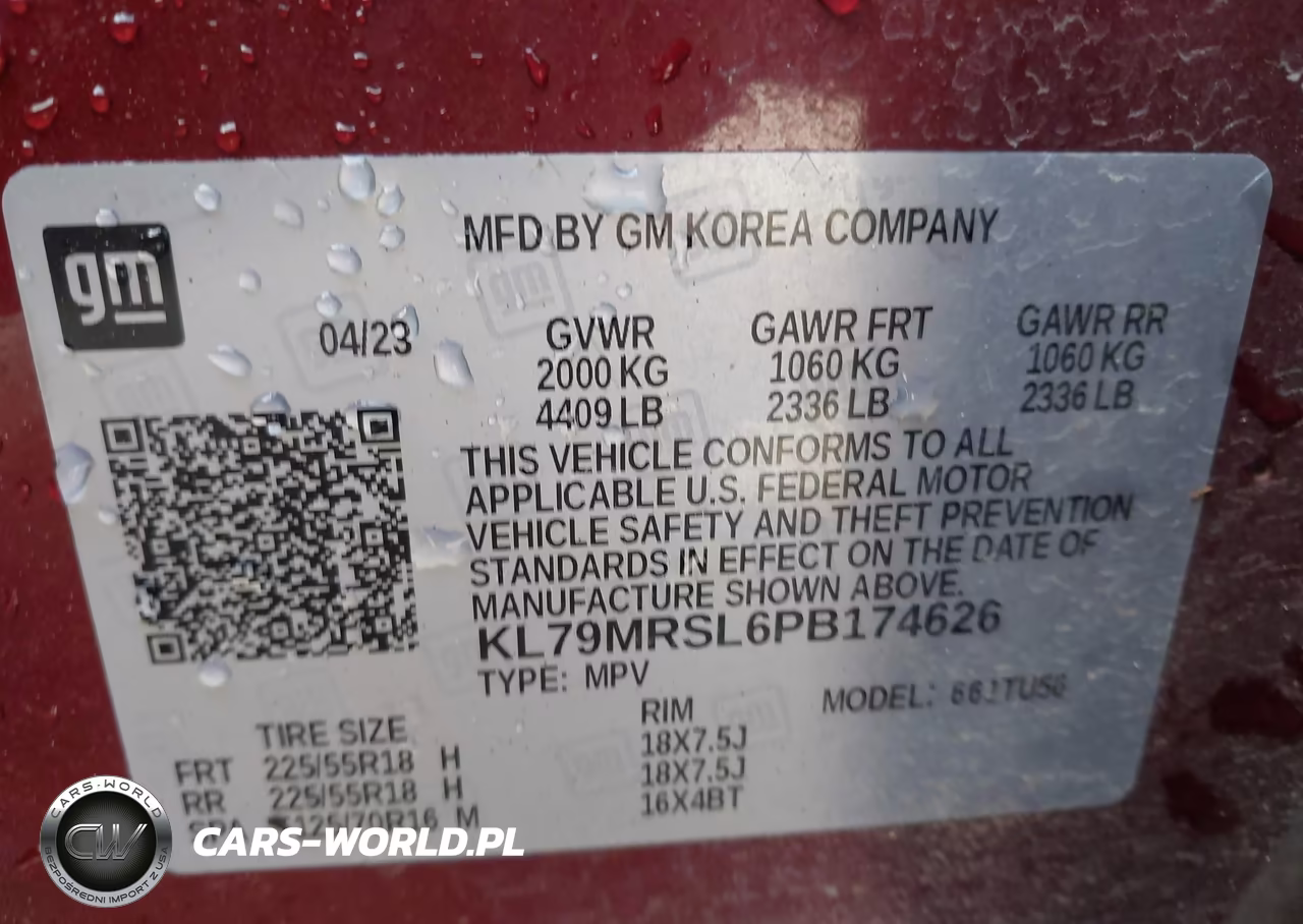 2023 Chevrolet Trailblazer Awd Lt VIN:KL79MRSL6PB174626 - 9