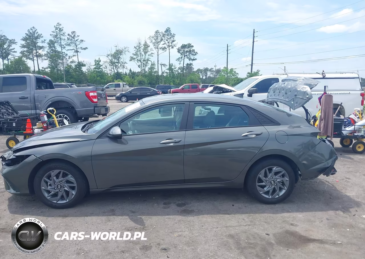 2024 Hyundai Elantra Hybrid Blue VIN:KMHLM4DJ0RU113654 - 14