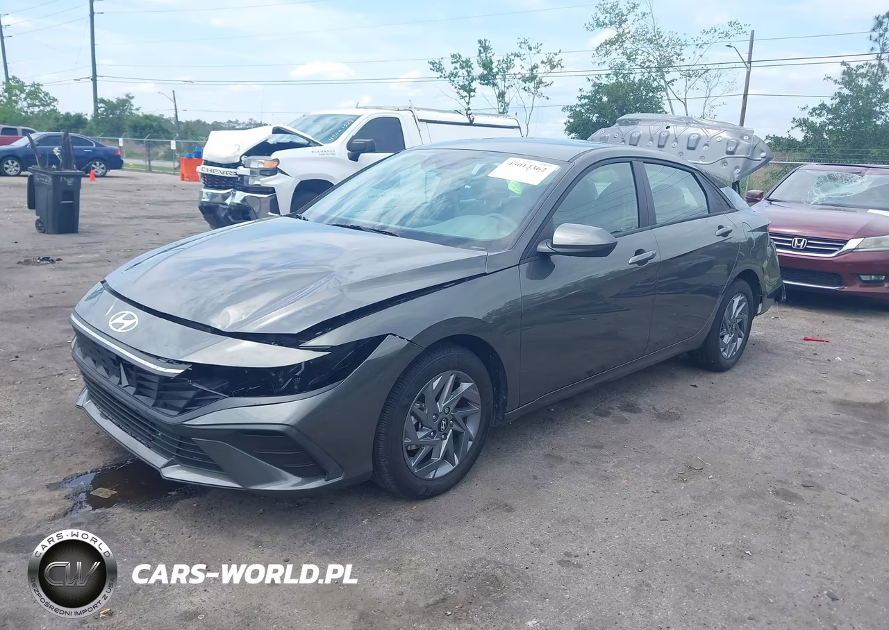 2024 Hyundai Elantra Hybrid Blue VIN:KMHLM4DJ0RU113654 - 2