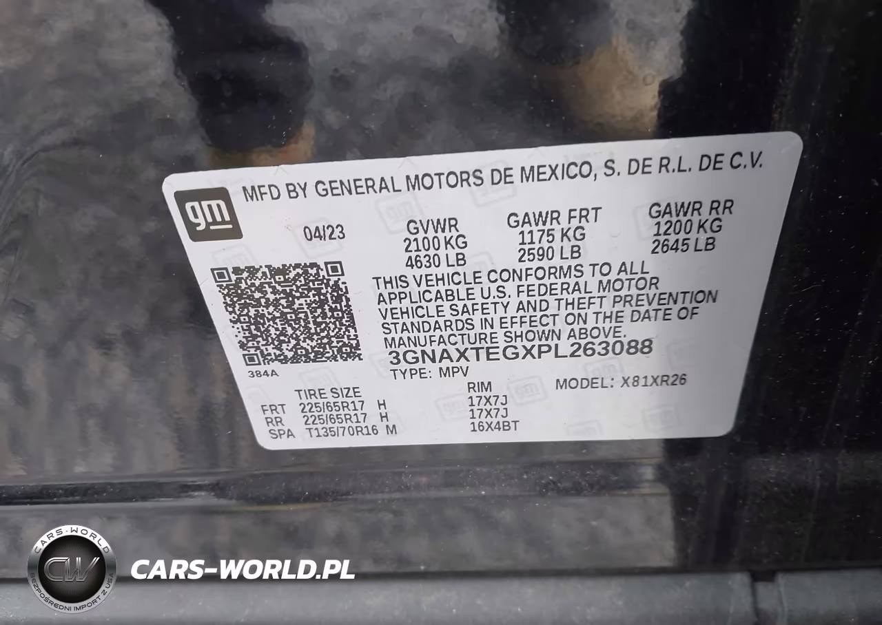 2023 Chevrolet Equinox Awd 2Fl VIN:3GNAXTEGXPL263088 - 9