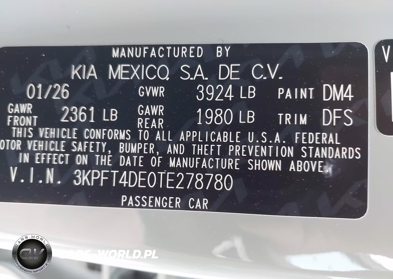2026 Kia K4 Lxs VIN:3KPFT4DE0TE278780 - 9