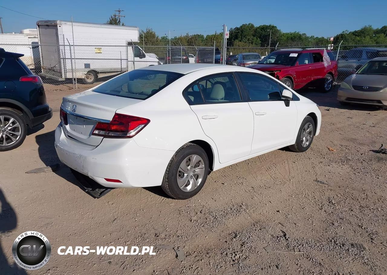 2015 Honda Civic Lx VIN:19XFB2F52FE114035 - 4