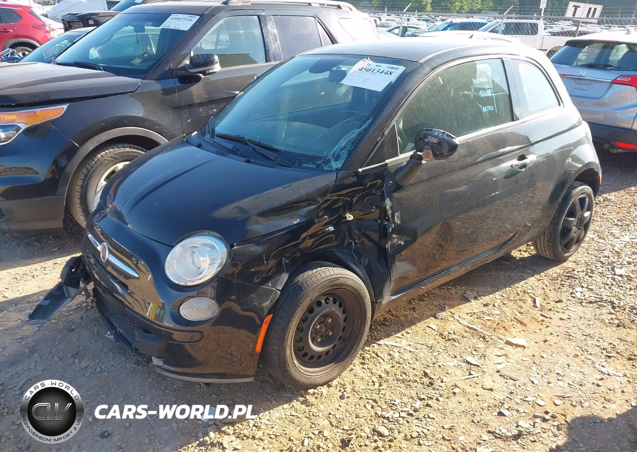 2015 Fiat 500 Pop VIN:3C3CFFAR4FT502392 - 2