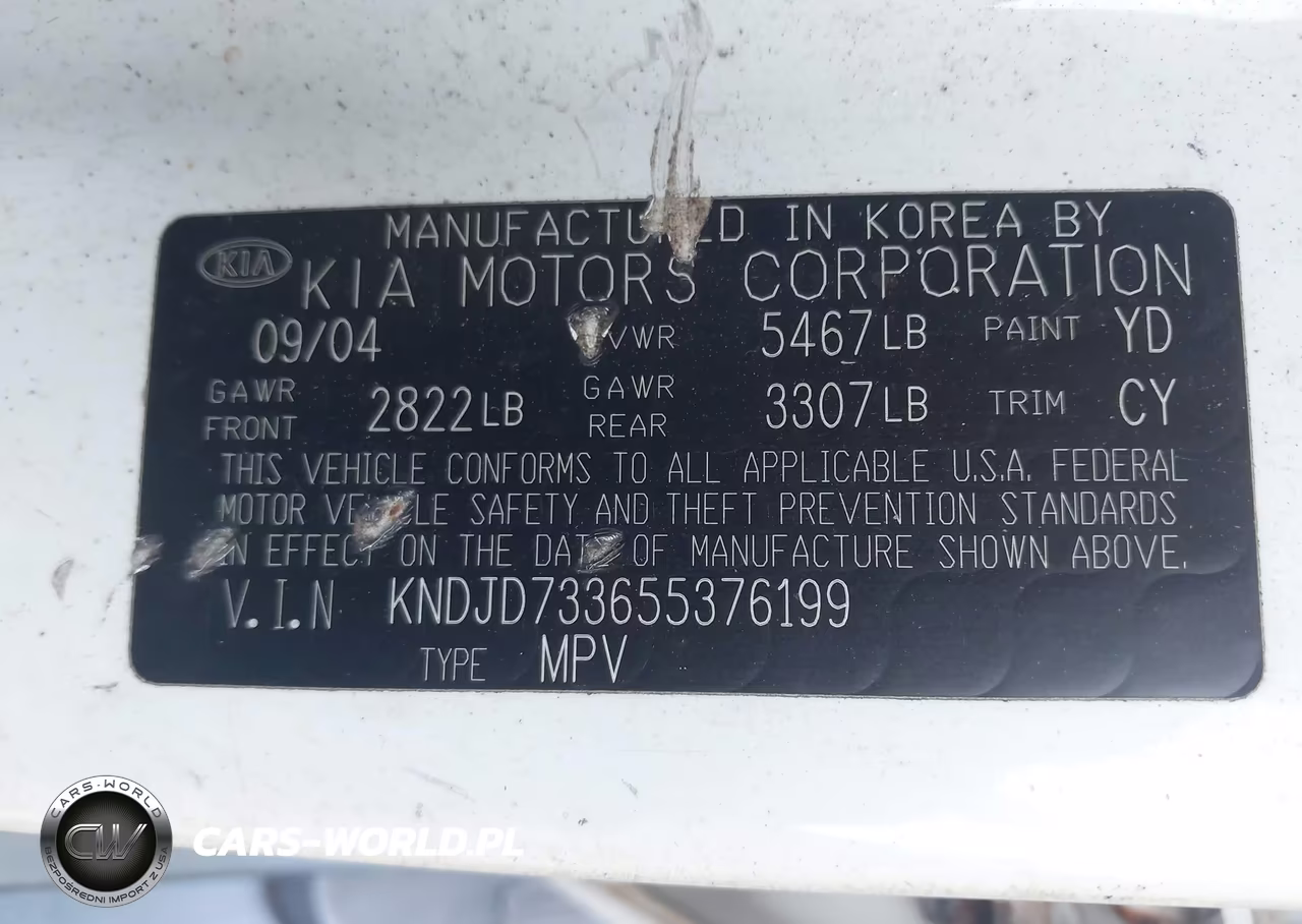 2005 Kia Sorento Ex-Lx VIN:KNDJD733655376199 - 9