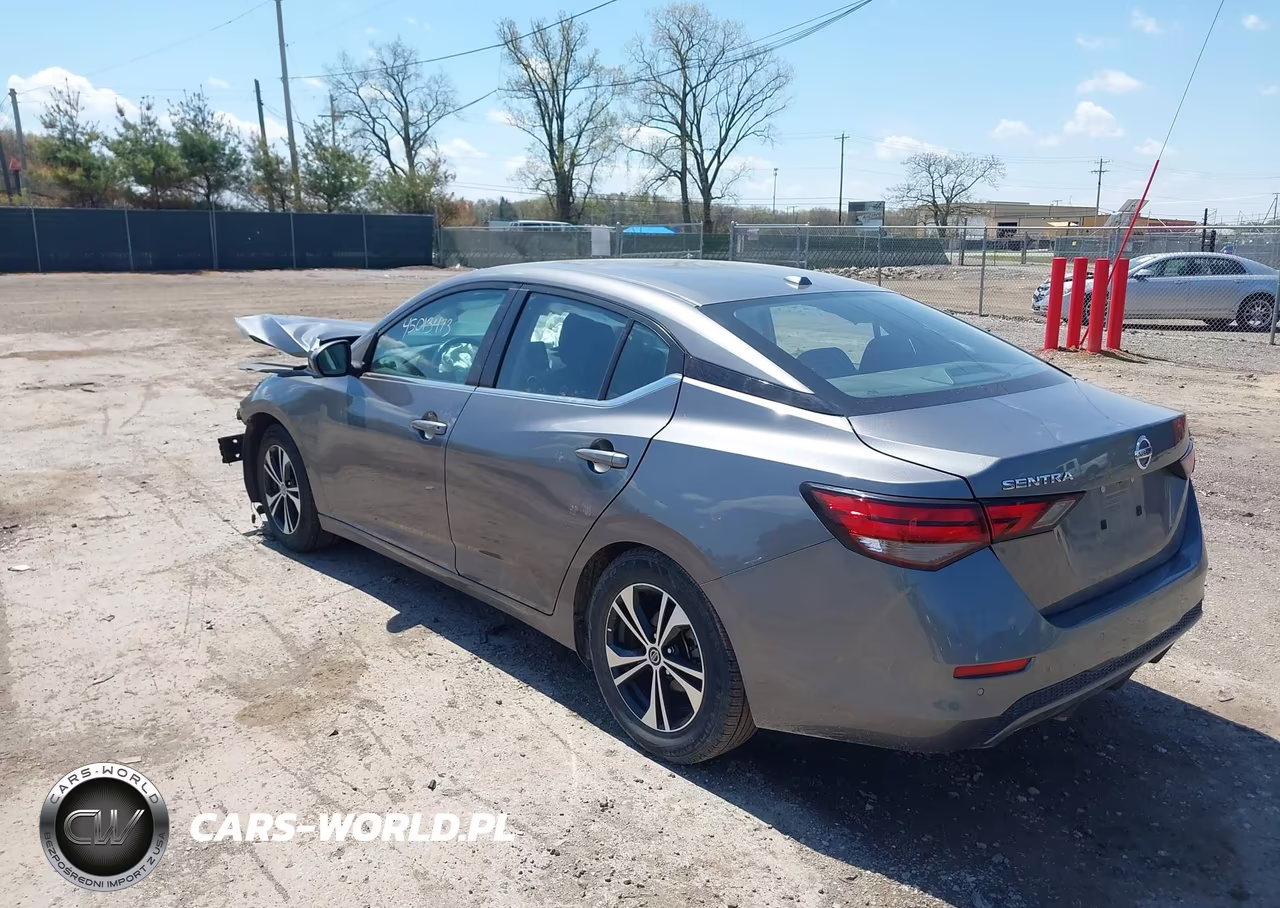 2021 Nissan Sentra Sv Xtronic Cvt VIN:3N1AB8CVXMY276205 - 3