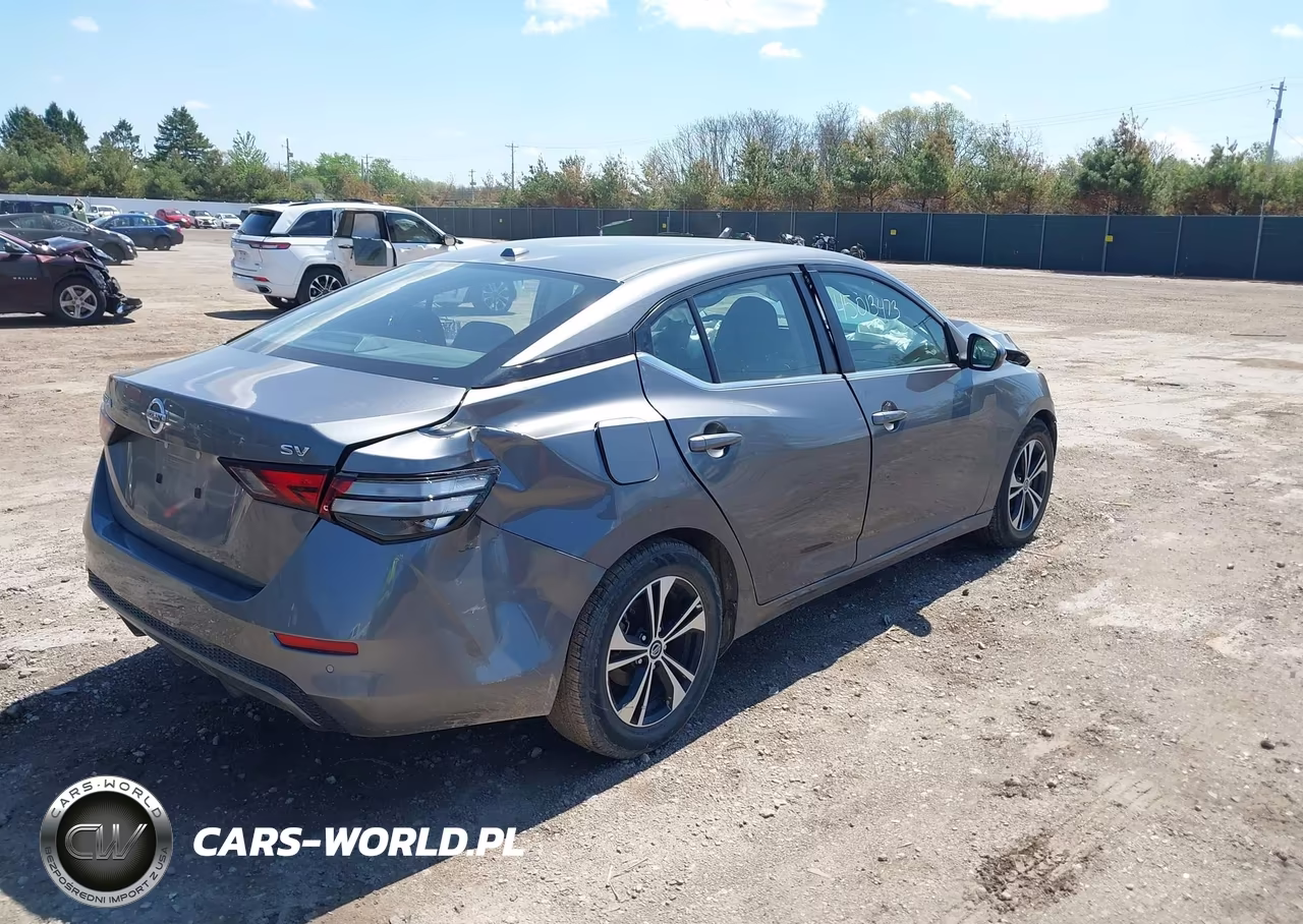 2021 Nissan Sentra Sv Xtronic Cvt VIN:3N1AB8CVXMY276205 - 4