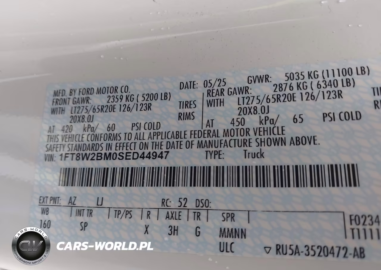 2025 Ford F-250 King Ranch VIN:1FT8W2BM0SED44947 - 9