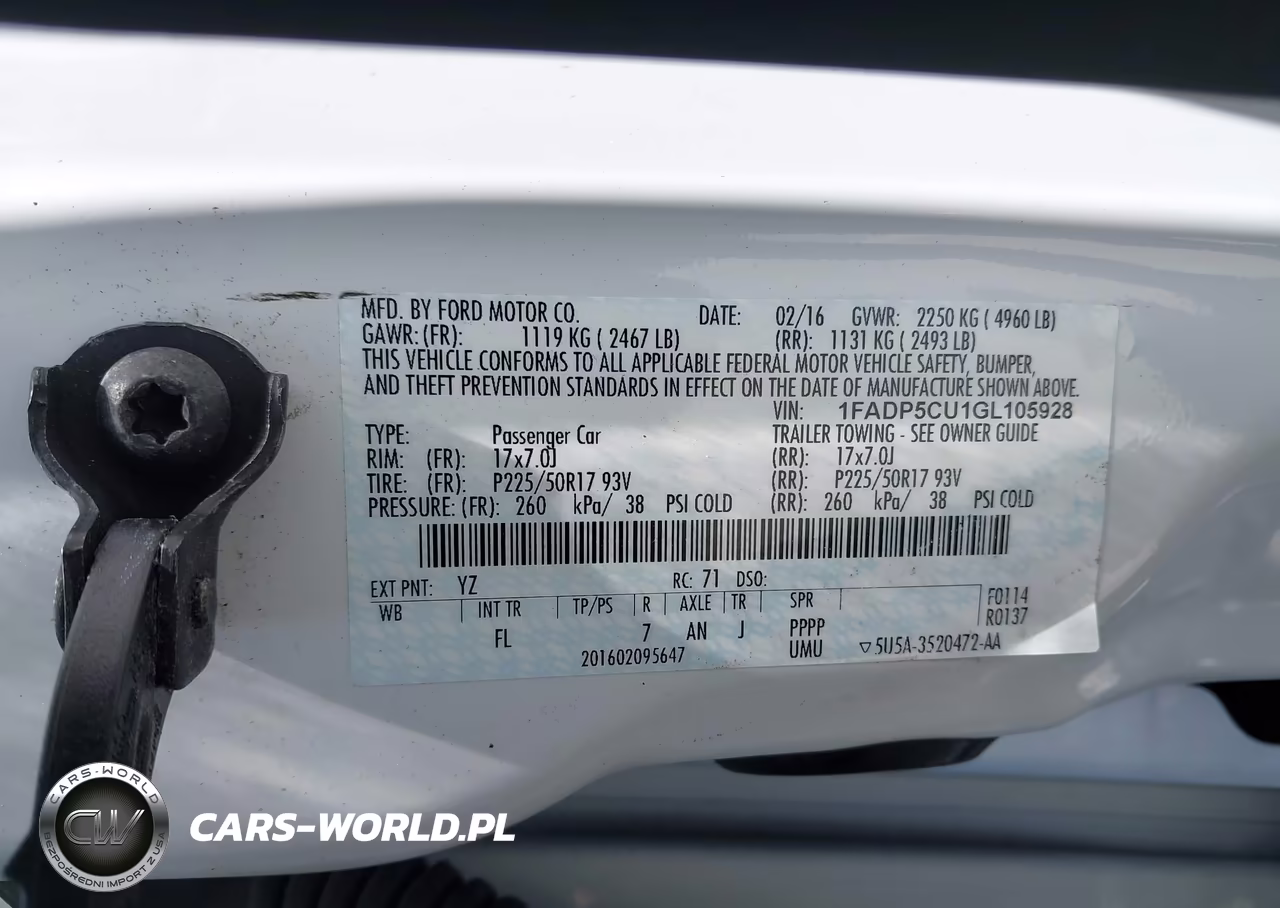 2016 Ford C-Max Energi Sel VIN:1FADP5CU1GL105928 - 9