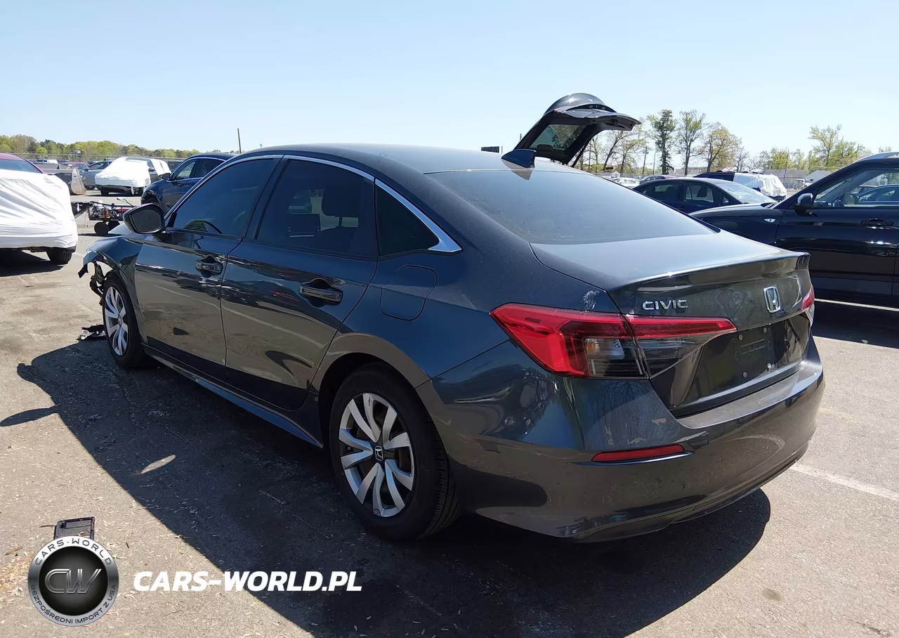 2022 Honda Civic Lx VIN:2HGFE2F25NH543509 - 3