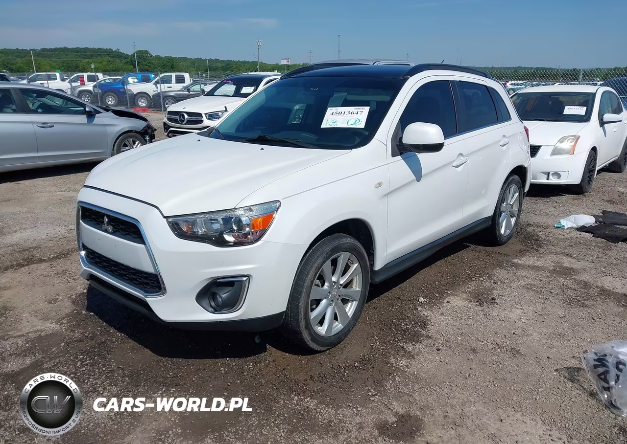 2014 Mitsubishi Outlander Sport Se VIN:4A4AR4AU9EE015165 - 2