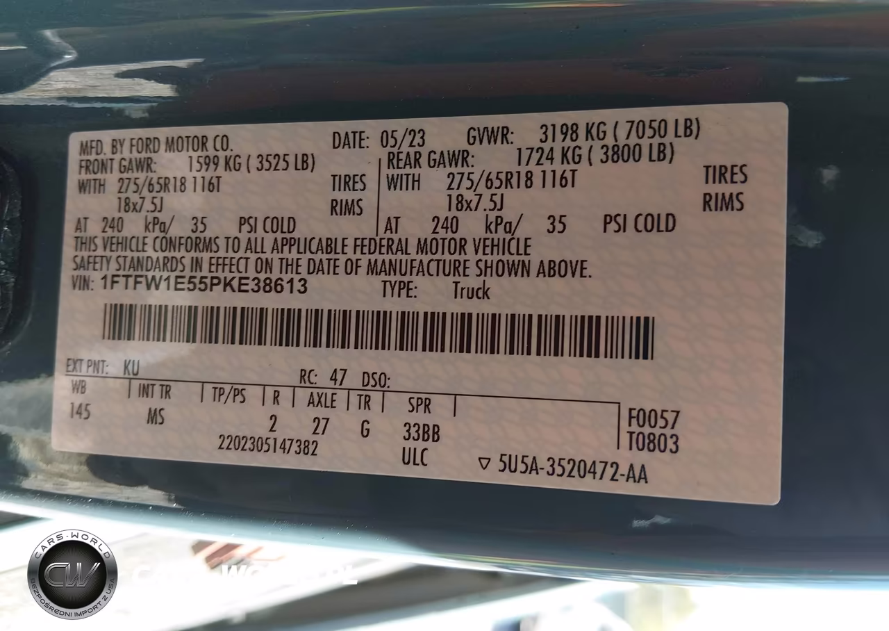 2023 Ford F-150 Xlt VIN:1FTFW1E55PKE38613 - 9