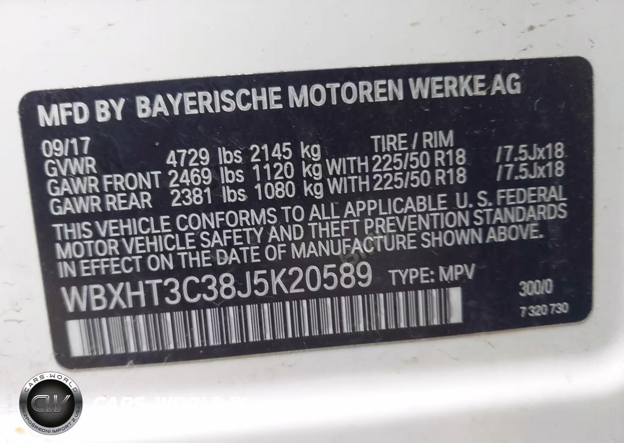 2018 BMW X1 xDrive28I VIN:WBXHT3C38J5K20589 - 9