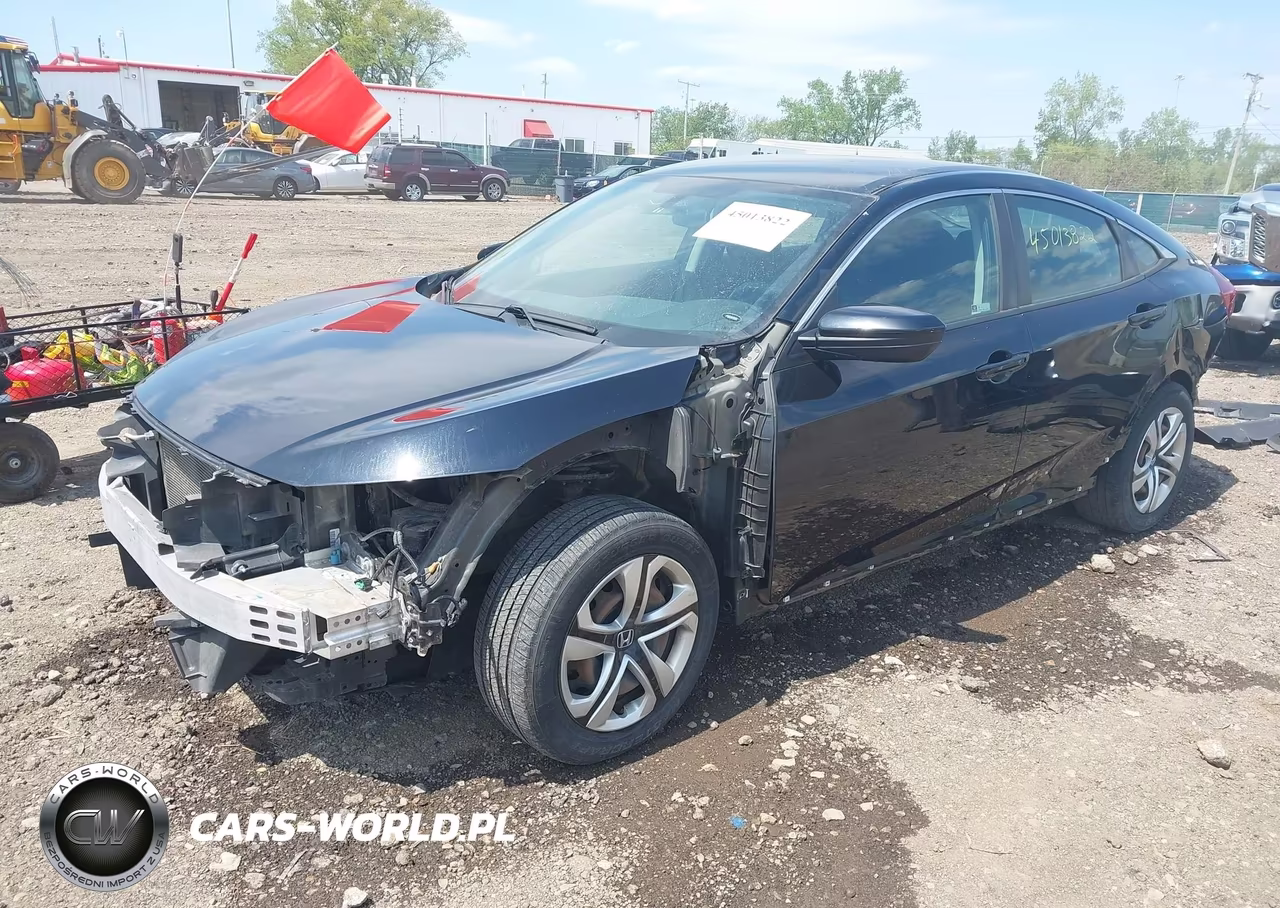 2018 Honda Civic Lx VIN:19XFC2F51JE020136 - 2