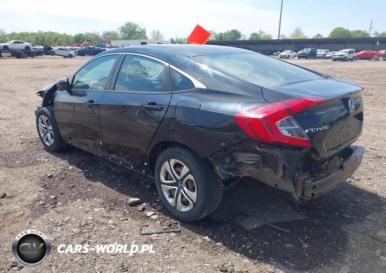2018 Honda Civic Lx VIN:19XFC2F51JE020136 - 3