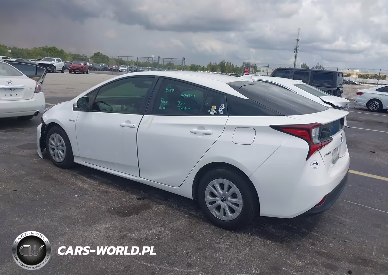 2019 Toyota Prius L Eco VIN:JTDKARFU1K3072119 - 3