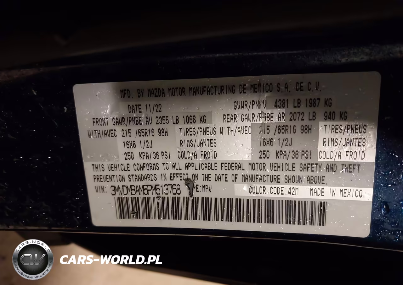 2023 Mazda Cx-30 2.5 S VIN:3MVDMBAM5PM513768 - 9