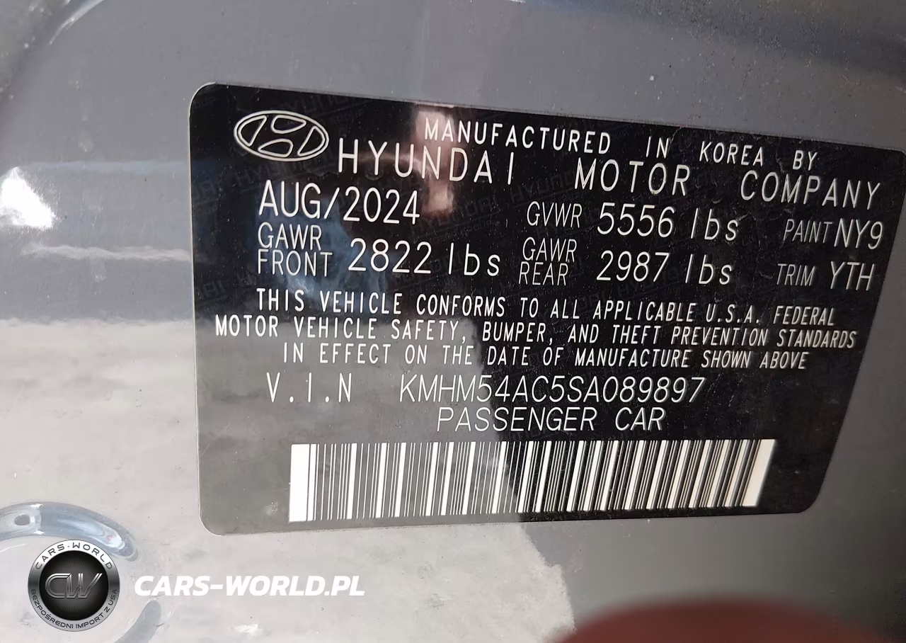 2025 Hyundai Ioniq 6 Limited VIN:KMHM54AC5SA089897 - 9
