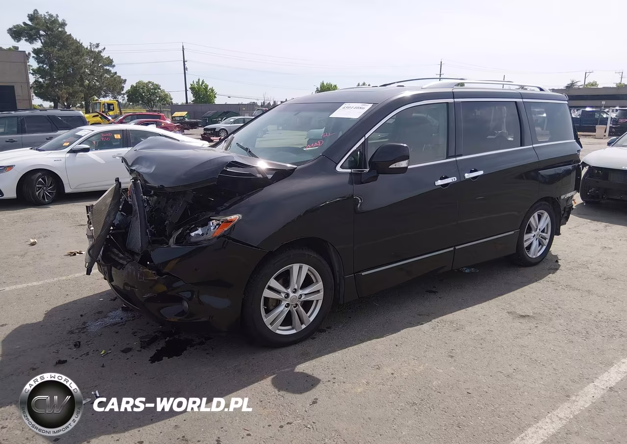 2012 Nissan Quest Sl VIN:JN8AE2KP9C9046846 - 2