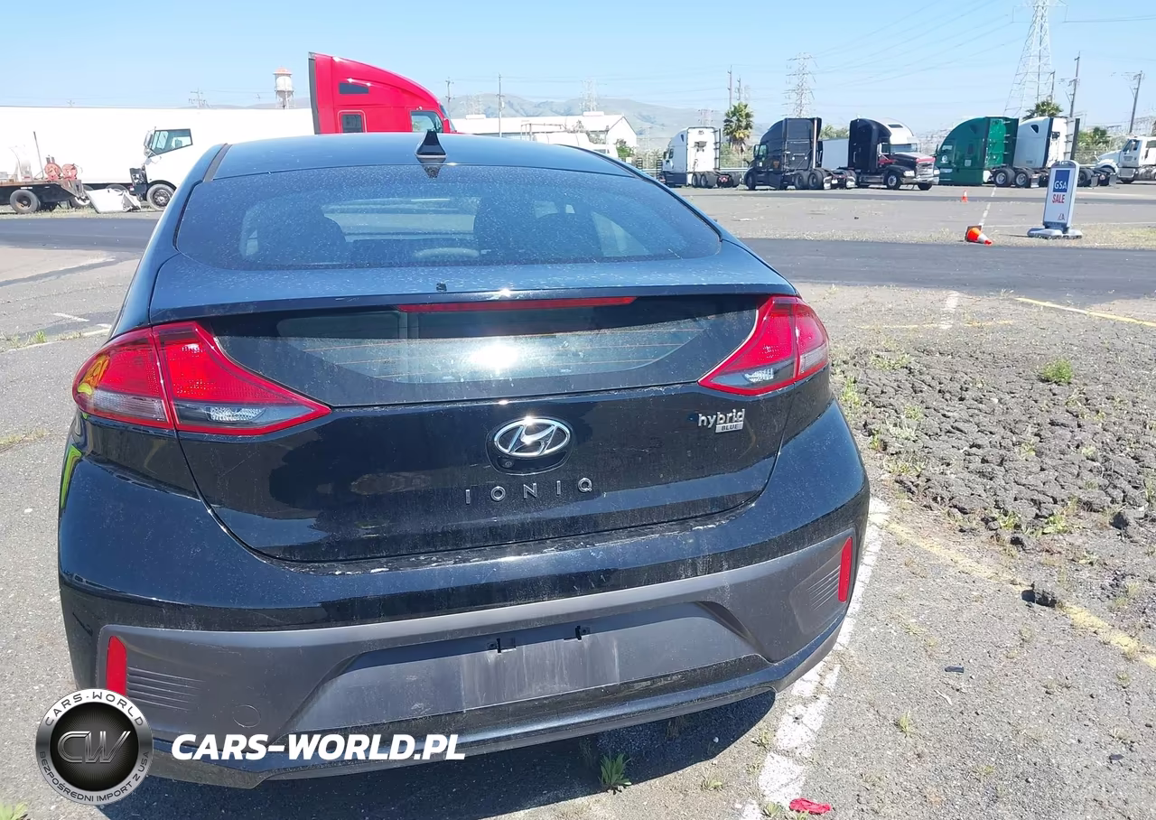 2021 Hyundai Ioniq Hybrid Blue VIN:KMHC65LC5MU245840 - 19