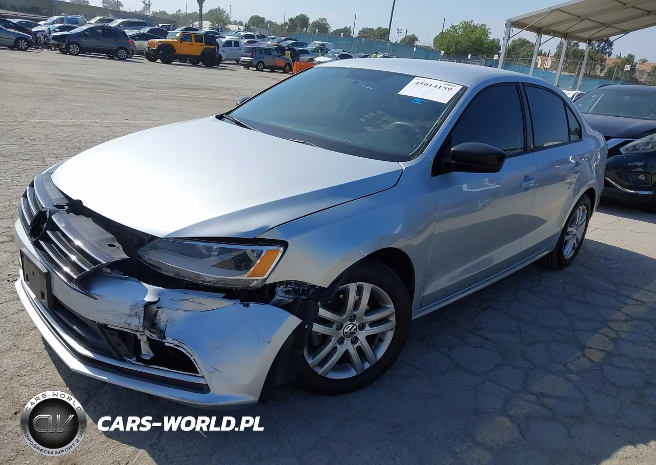 2015 Volkswagen Jetta 2.0L S VIN:3VW2K7AJ6FM216098 - 2