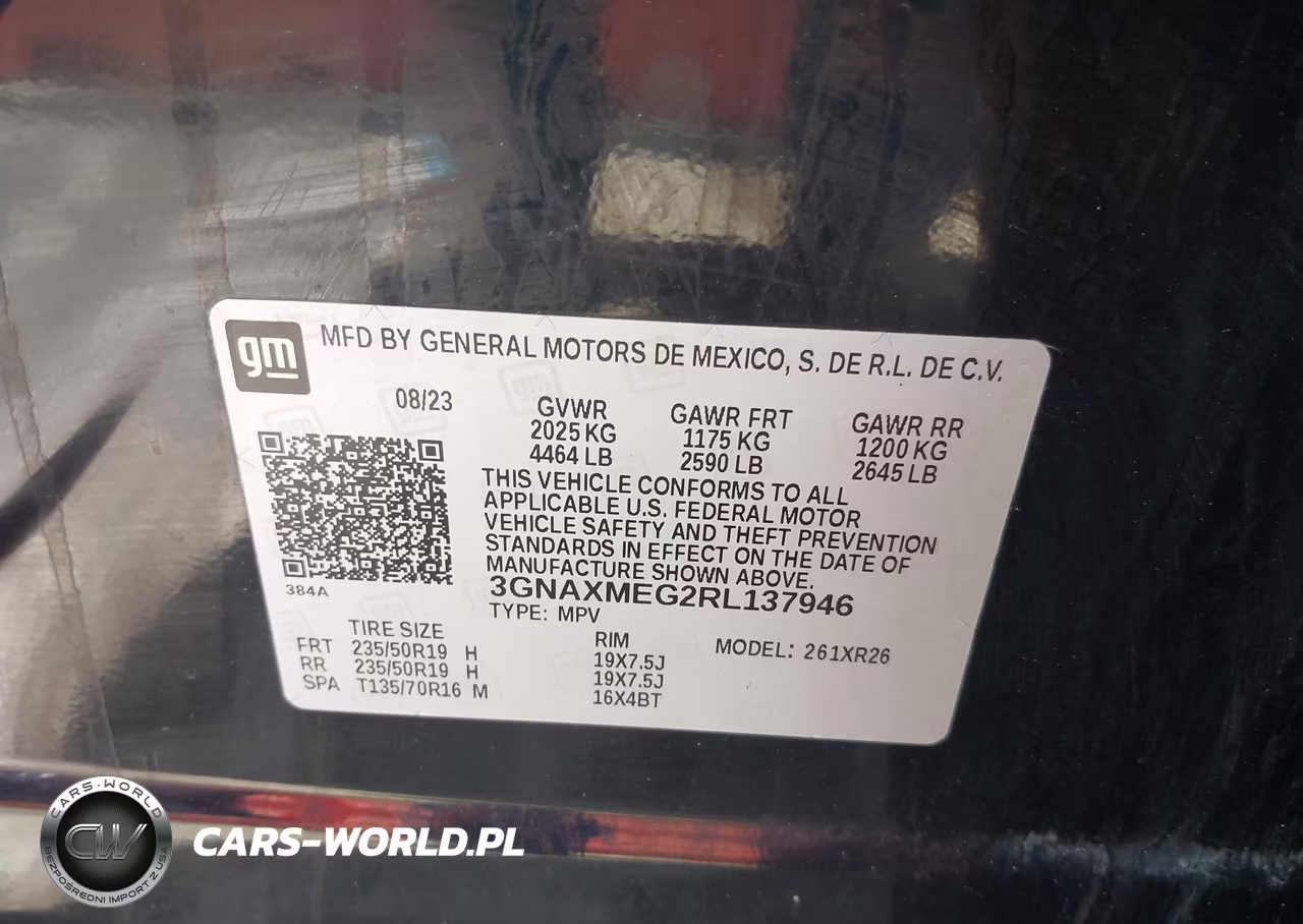 2024 Chevrolet Equinox Fwd Rs VIN:3GNAXMEG2RL137946 - 9