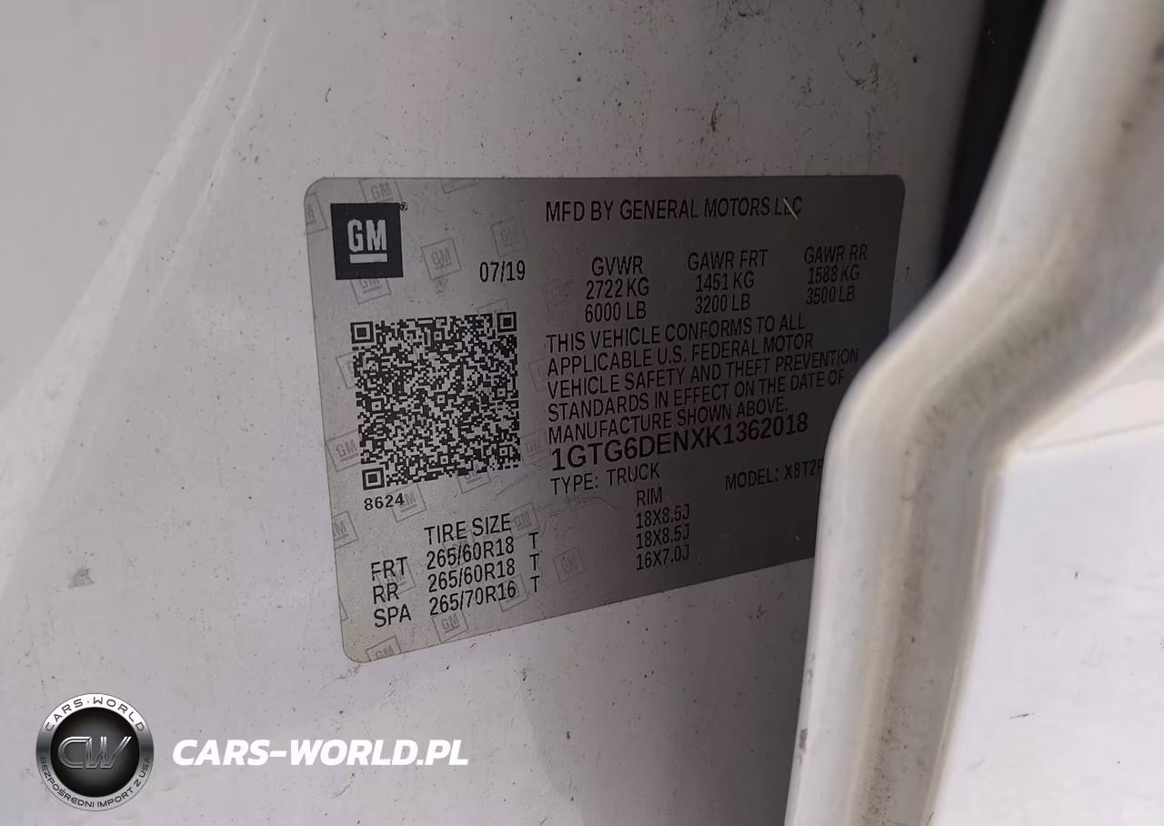 2019 GMC Canyon Slt VIN:1GTG6DENXK1362018 - 9
