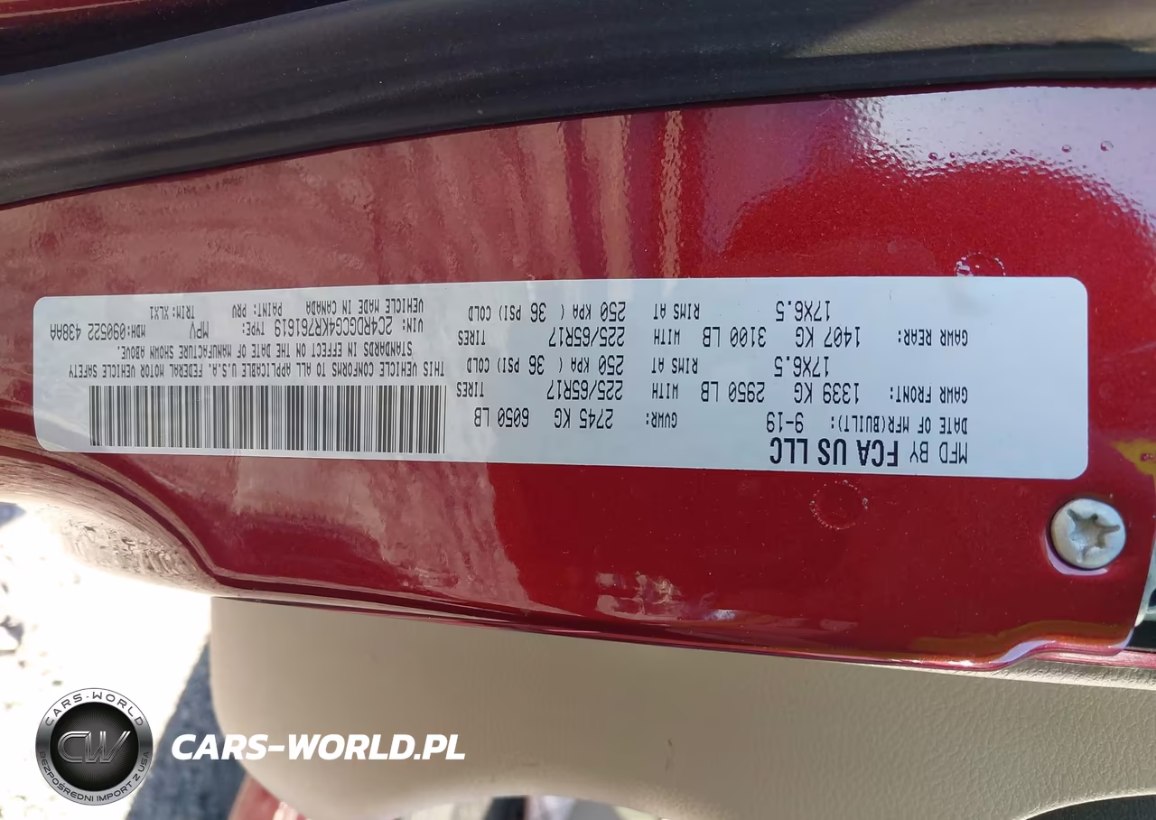 2019 Dodge Grand Caravan Sxt VIN:2C4RDGCG4KR761619 - 9