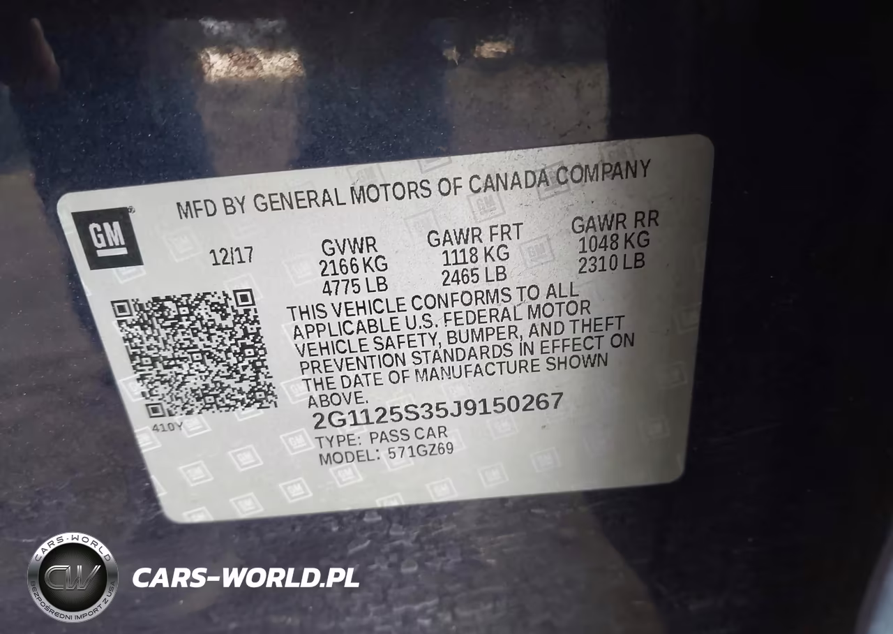 2018 Chevrolet Impala 2Lz VIN:2G1125S35J9150267 - 9