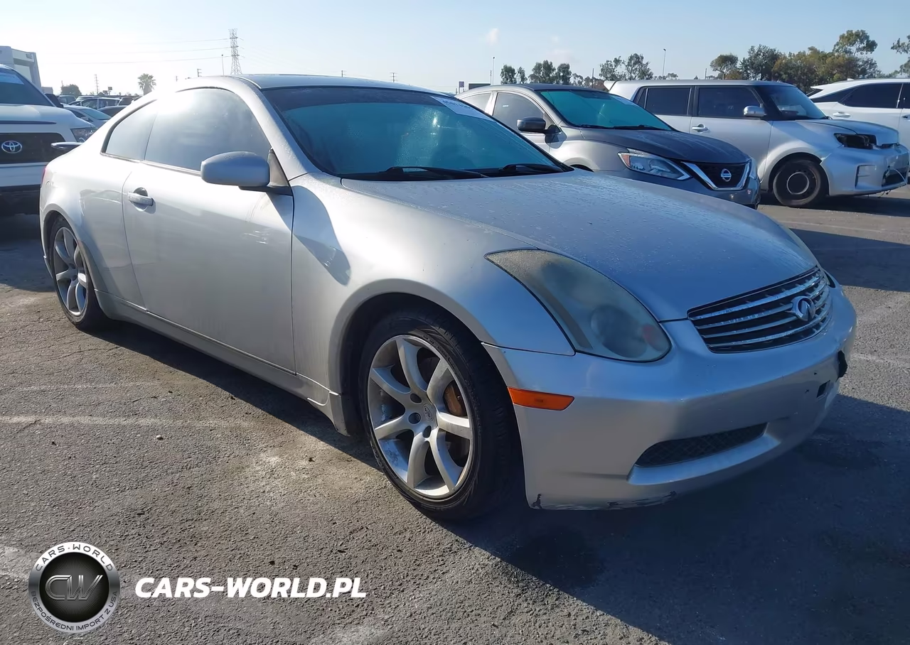 2003 Infiniti G35 Base W-6 Speed Manual
