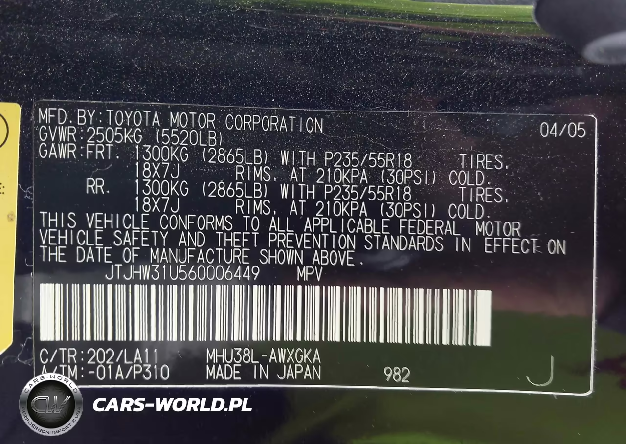 2006 Lexus Rx 400H VIN:JTJHW31U560006449 - 9