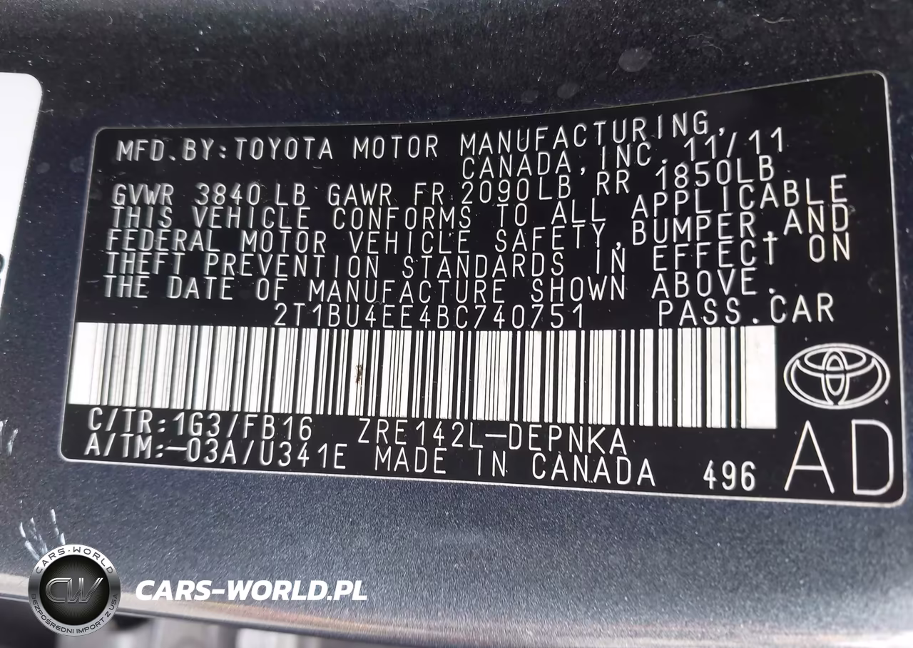 2011 Toyota Corolla Le VIN:2T1BU4EE4BC740751 - 9