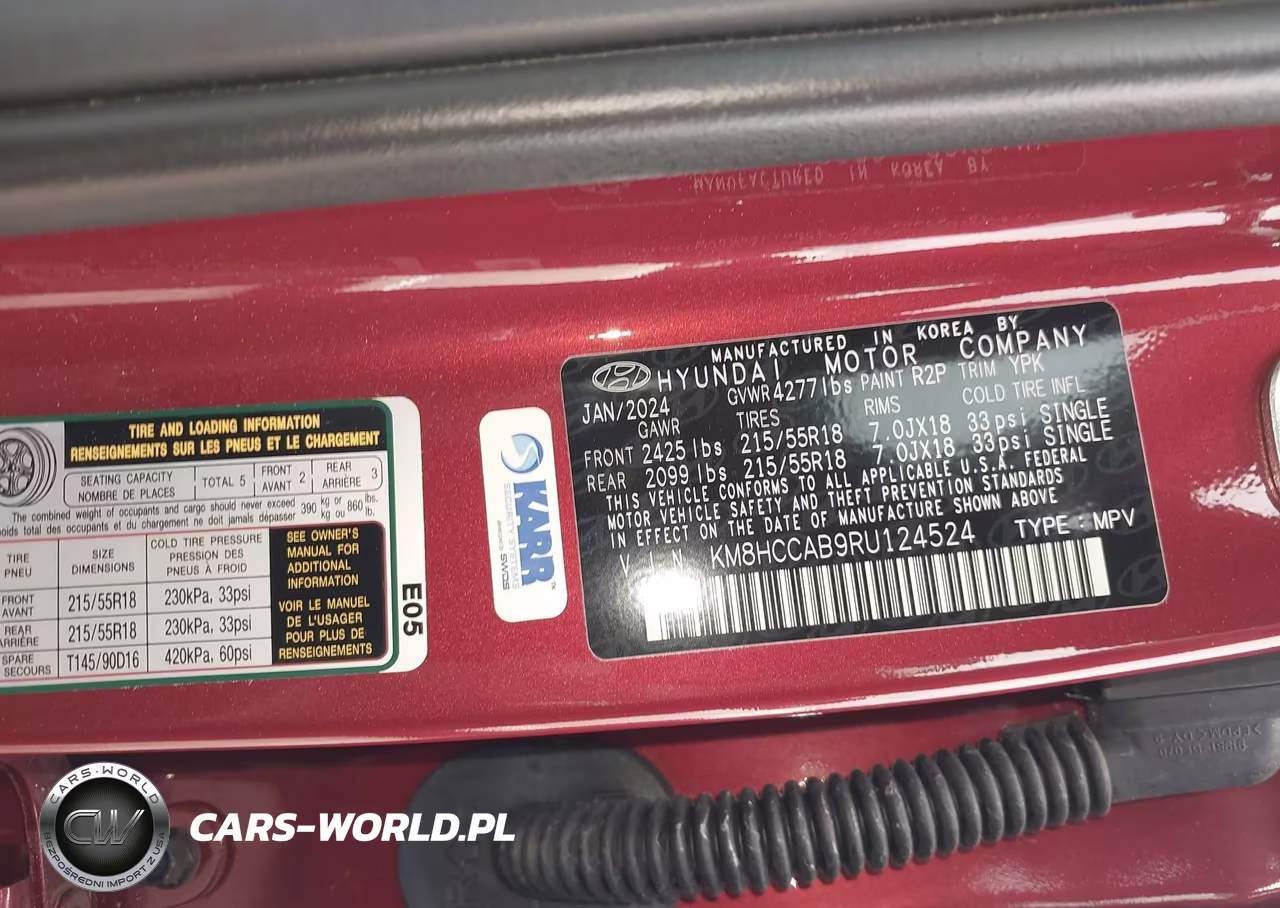 2024 Hyundai Kona Sel VIN:KM8HCCAB9RU124524 - 9