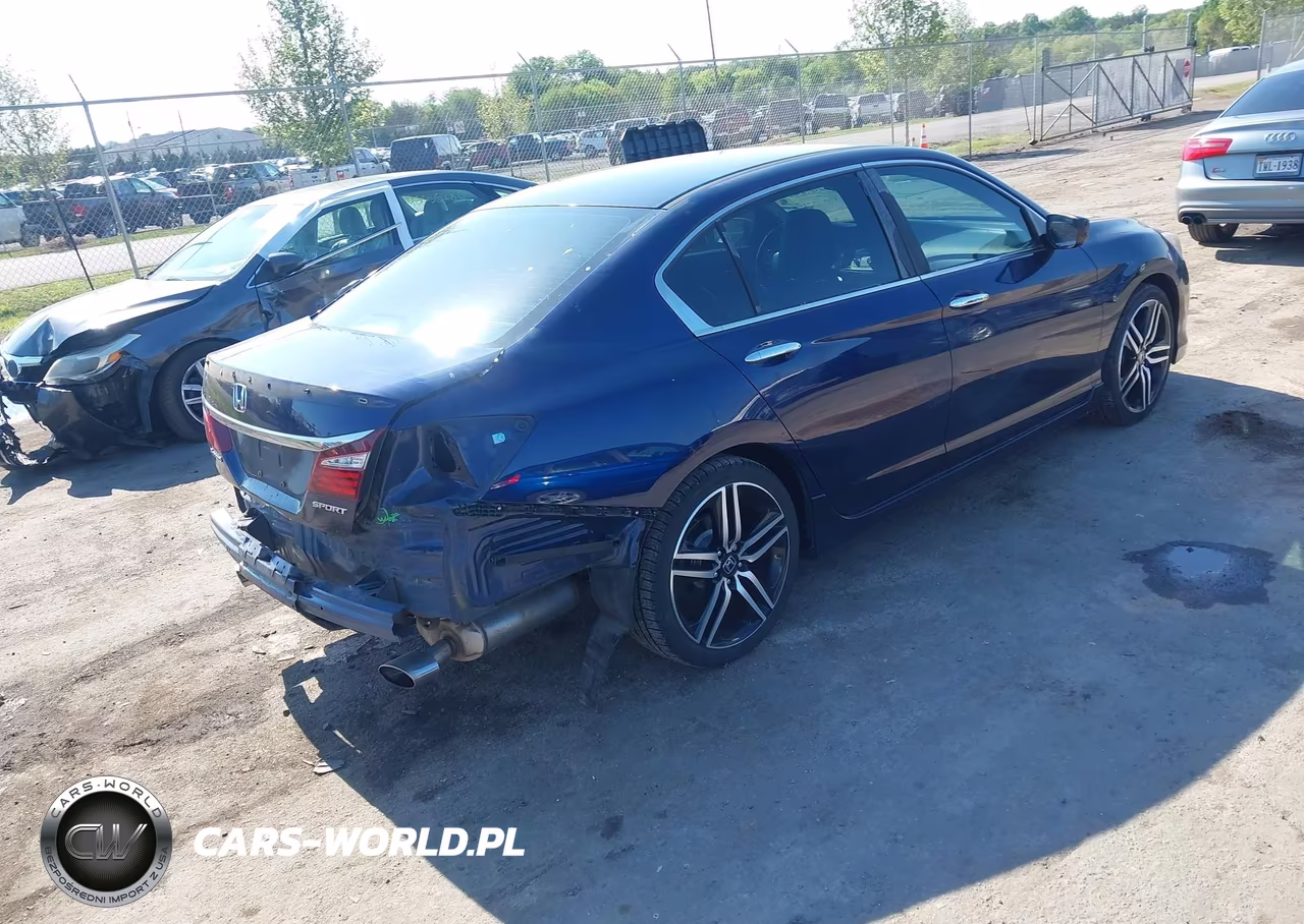 2016 Honda Accord Sport VIN:1HGCR2F58GA194252 - 4