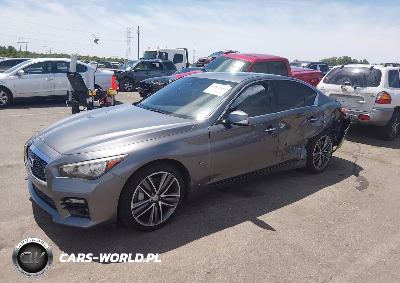 2014 Infiniti Q50 Sport VIN:JN1BV7ARXEM705939 - 2