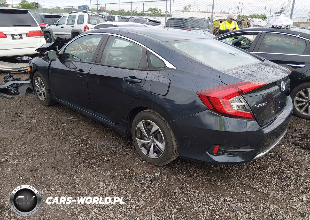 2020 Honda Civic Lx VIN:2HGFC2F6XLH567276 - 3