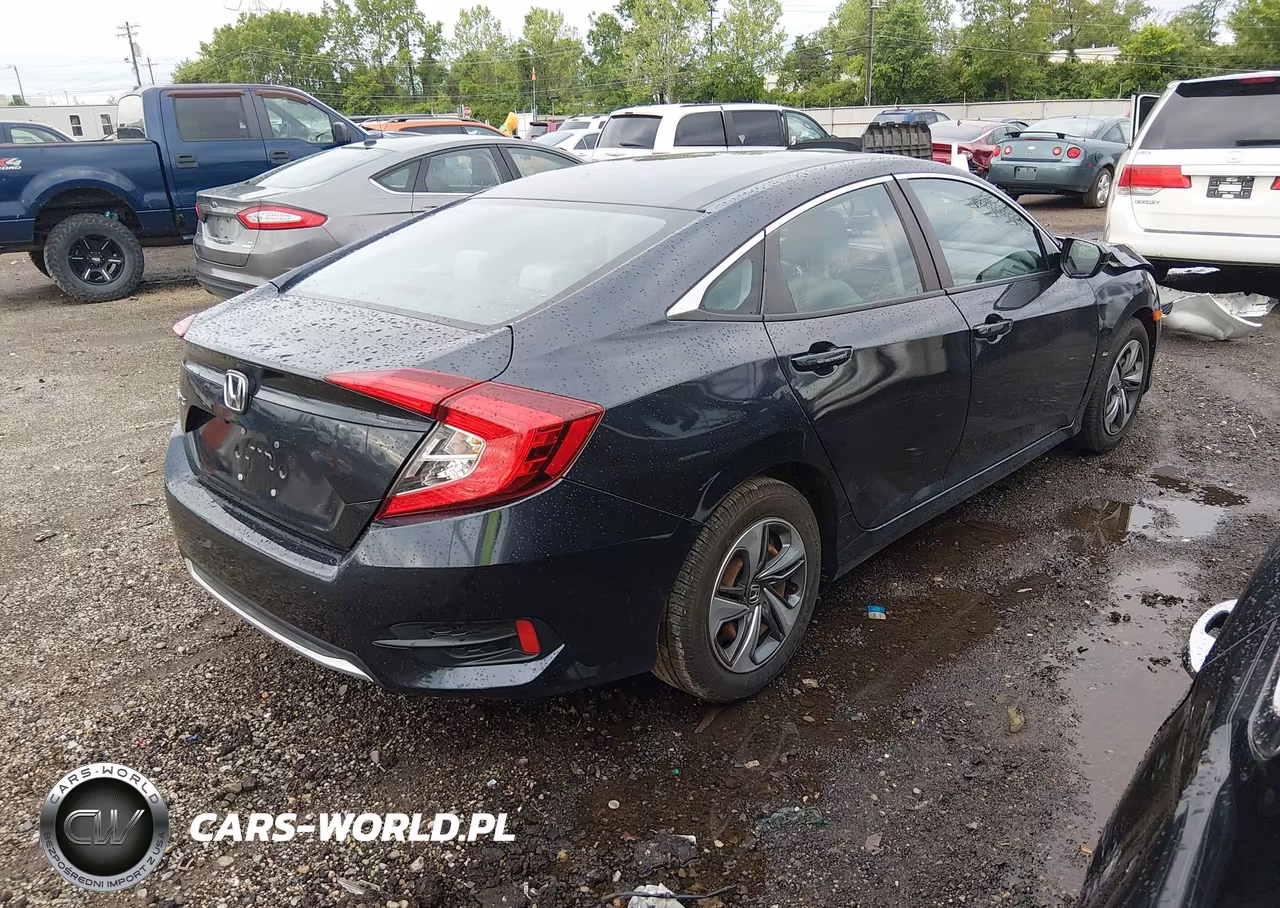 2020 Honda Civic Lx VIN:2HGFC2F6XLH567276 - 4