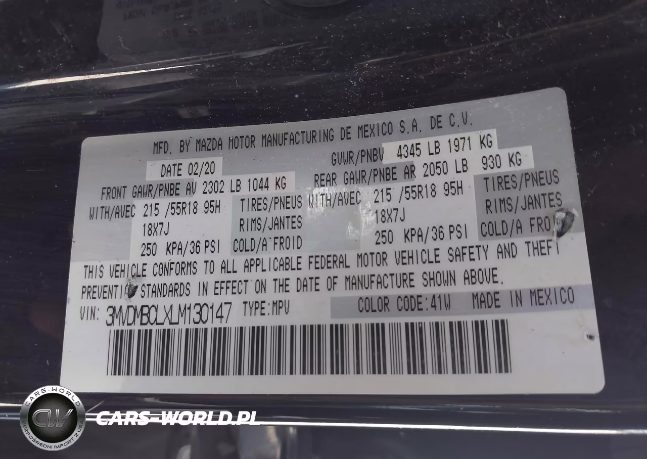 2020 Mazda Cx-30 Select Package VIN:3MVDMBCLXLM130147 - 9