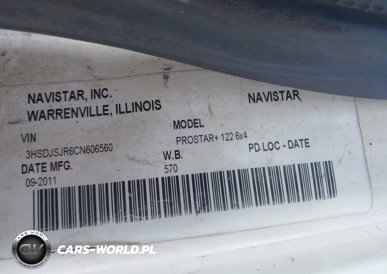 2012 International Prostar VIN:3HSDJSJR6CN606560 - 8