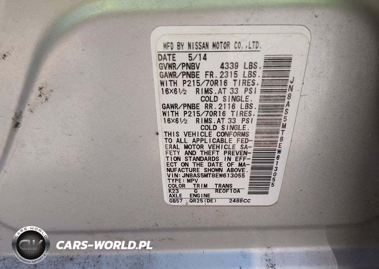 2014 Nissan Rogue Select S VIN:JN8AS5MT8EW613055 - 9