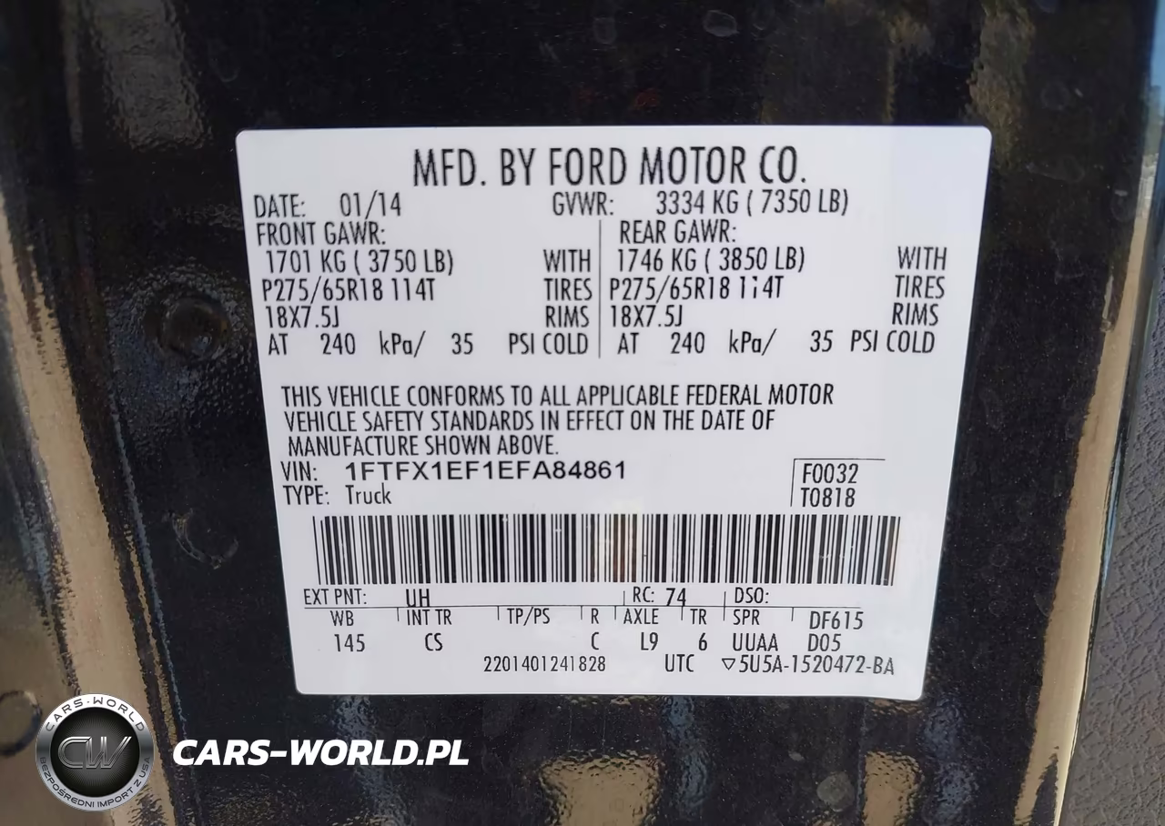 2014 Ford F-150 Stx VIN:1FTFX1EF1EFA84861 - 9