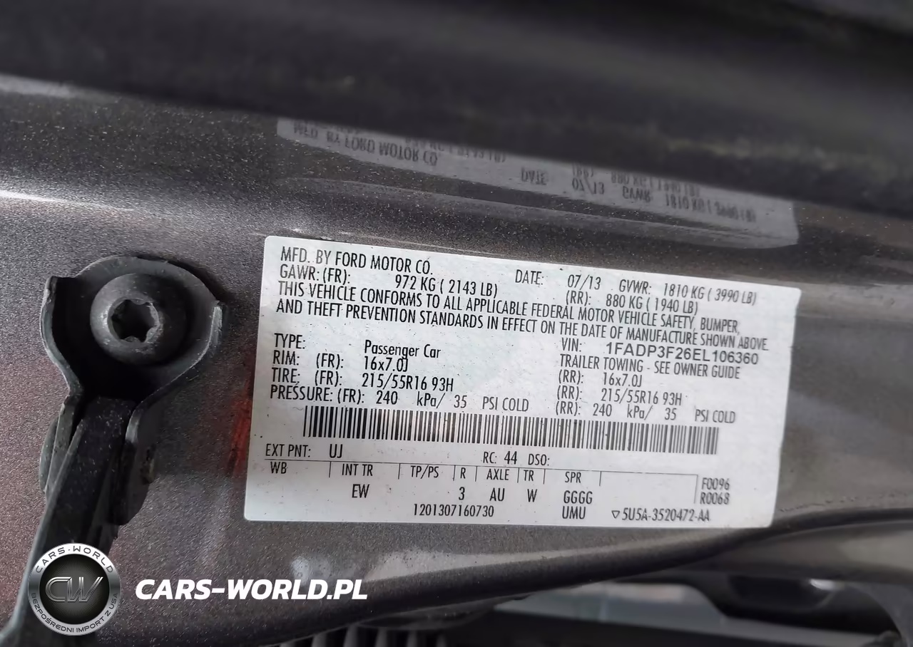 2014 Ford Focus Se VIN:1FADP3F26EL106360 - 9