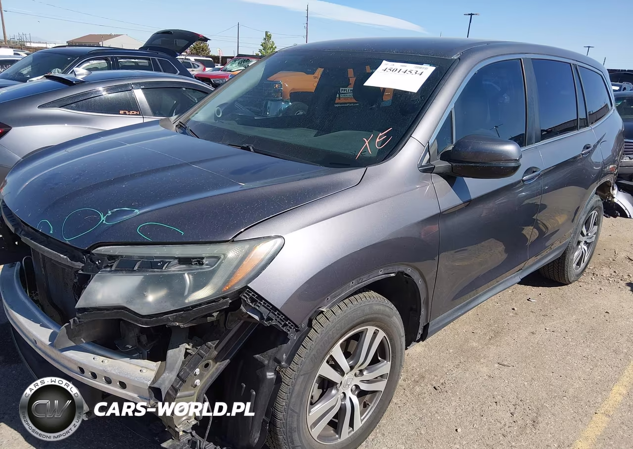 2016 Honda Pilot Ex VIN:5FNYF6H3XGB036261 - 2