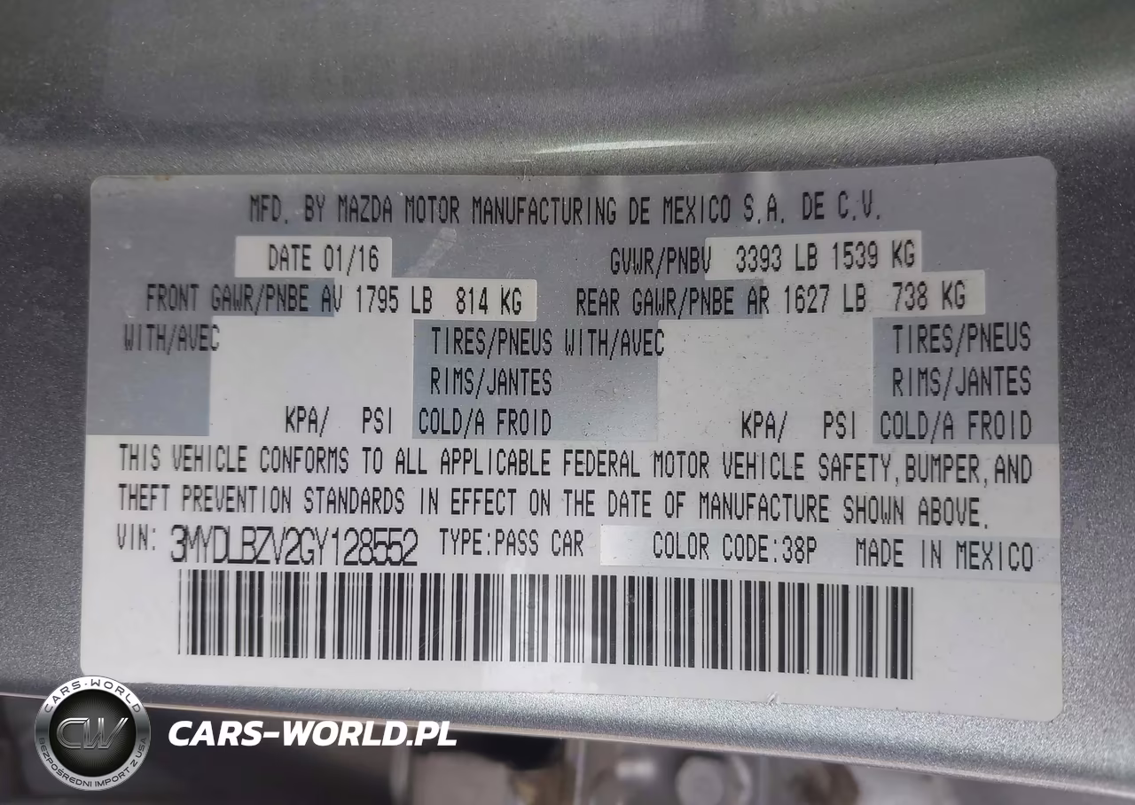 2016 Scion Ia VIN:3MYDLBZV2GY128552 - 9