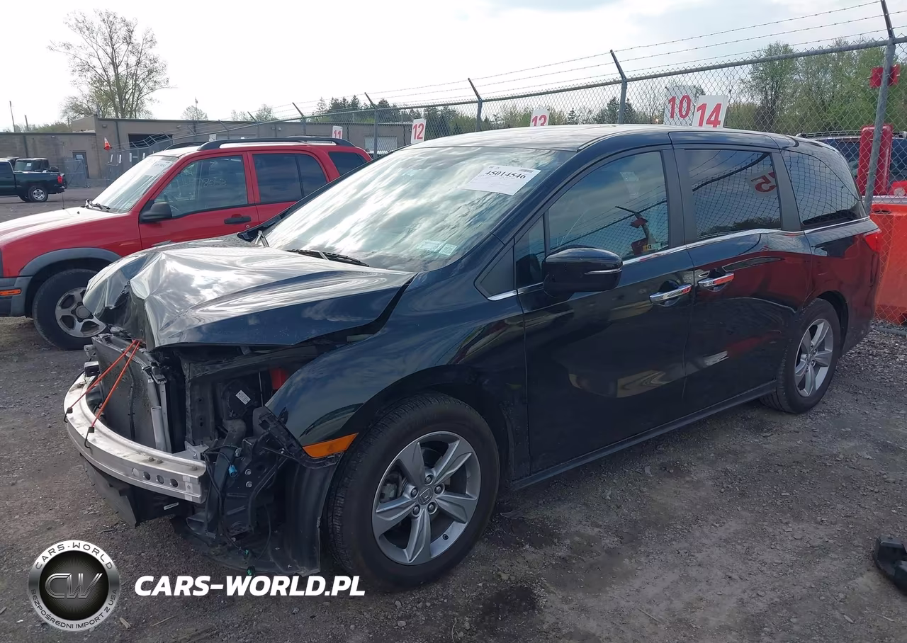 2020 Honda Odyssey Ex-L-Ex-L W-Navi Res VIN:5FNRL6H79LB040246 - 2