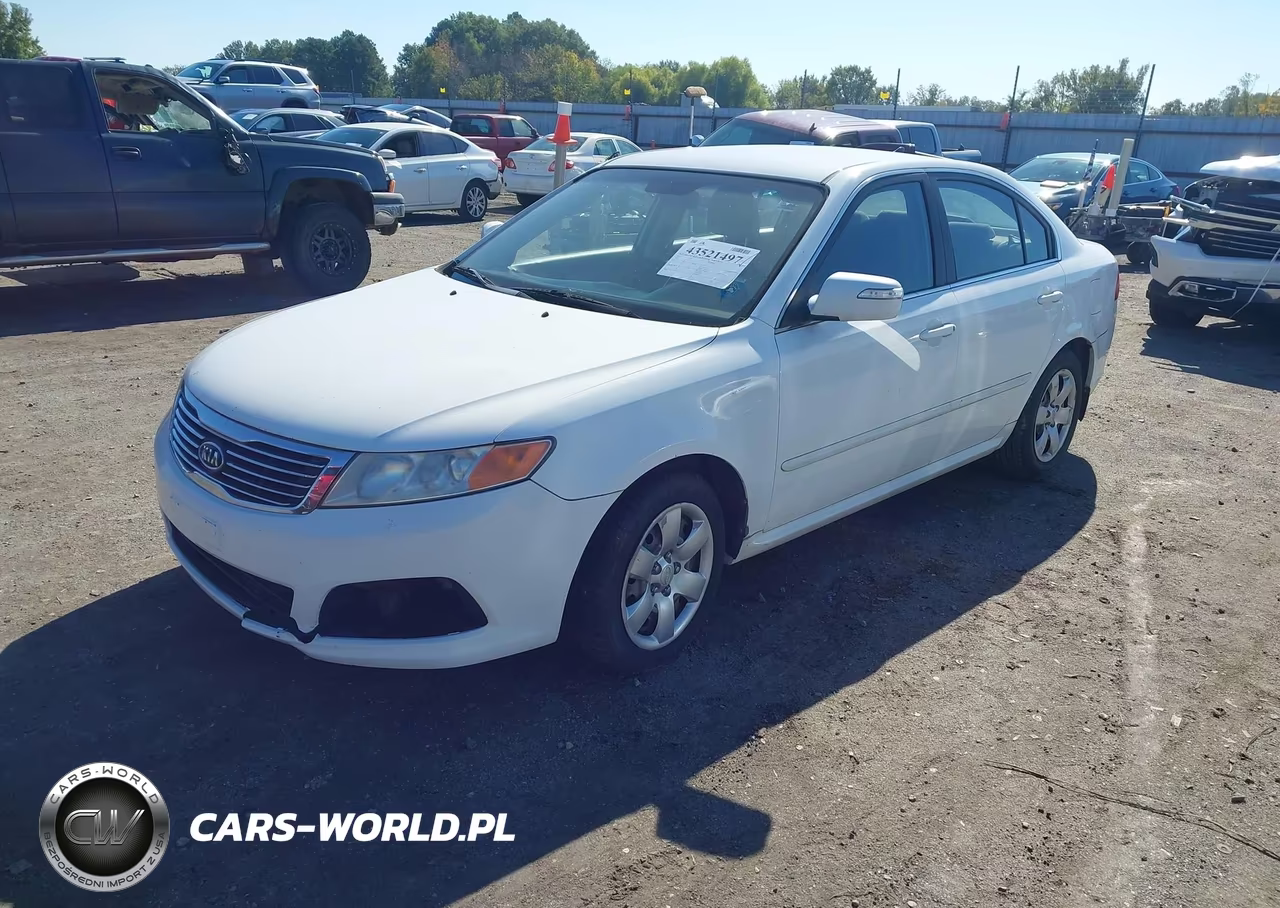 2009 Kia Optima Lx VIN:KNAGE228295367607 - 2