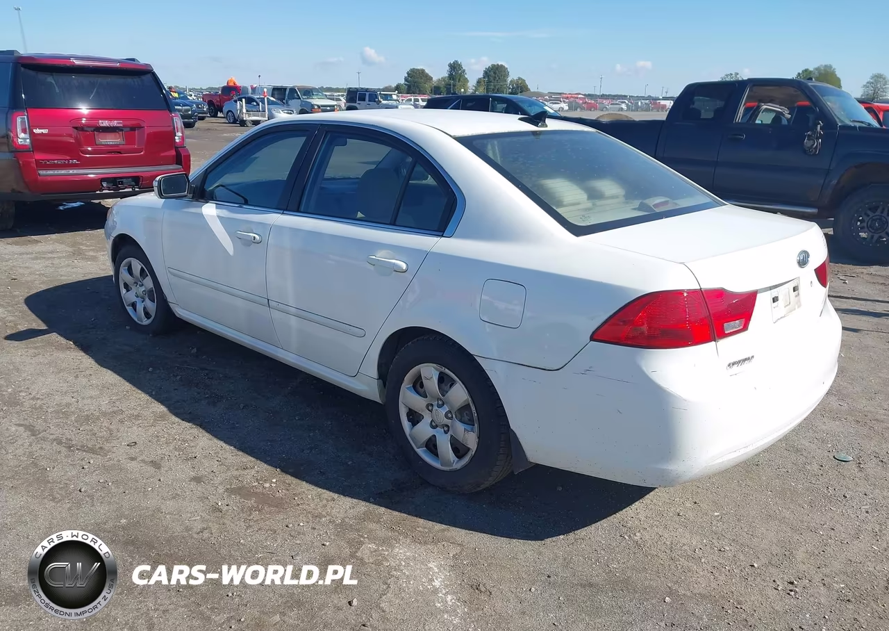 2009 Kia Optima Lx VIN:KNAGE228295367607 - 3